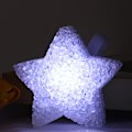 Miniatyrbilde 4 av 4: Håndholdt stjerneformet akryllampe: Batteridrevet myk glødelamp for konsert- og kordekorasjon i kaldt hvitt White Light