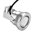Miniatyrbillede 10 af 11: 2V 10W RGB Vandtæt LED Spotlight til Akvarier, Pools og Haver - Under Vand Sølv Design