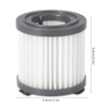 Miniatyrbillede 10 af 10: Reservefilter til støvsuger kompatibel med Xiaomi JIMMY JV51 håndholdt trådløs model