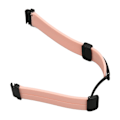Miniatyrbillede 7 af 10: Silikon Sports Armbånd med Foldbar Magnetisk Spænde til Fenix 7S/6S/5S - 0,79 tommer Pink Urrem Udskiftning