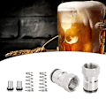 Miniatyrbillede 10 af 10: Hjemmebrygning 19/32-18 Gevind Gas og Væske Ball Lock Keg Posts Fjedre til Cornelius Kegs