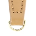 Miniatyrbild 4 av 6: 21-pack äkta läder blixtlåsdragare - Snygga mikrofiberläder ersättningsmärken för ryggsäckar och väskor i Claybank Gold Beige Gold 20pcs