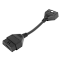 Miniatyrbillede 1 af 11: 18cm 16-polet Diagnostisk Forlængerledning Han til Hun OBDII Scanner Forlængeradapter Stikkabel