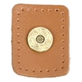 Miniatyrbilde 4 av 5: 10 Sett Lær Sy-På Knapper Lukninger Lær Snap Toggle Sy-På Spenne for Frakk Jakke DIY Lærhåndverk Tan 10 Sets Tan