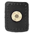 Miniatyrbild 4 av 7: 10 Set Läder Sy-På Spännen - Svarta Snapplås för DIY-Kläder och Jackor Black 10 Sets
