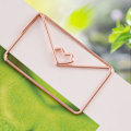 Miniatyrbillede 3 af 5: 12 stk. Konvolutformede Papirklips - Bogmærker og Dokumentopsamlingsklips til Kontorartikler Pink 12pcs