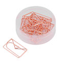 Miniatyrbillede 1 af 5: 12 stk. Konvolutformede Papirklips - Bogmærker og Dokumentopsamlingsklips til Kontorartikler Pink 12pcs
