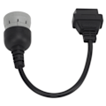 Miniatyrbillede 5 af 11: 6-polet til 16-polet OBD1 til OBD2 Diagnostisk Kabel Diagnostisk Scanner Konverter til J1708 Tung Lastbil
