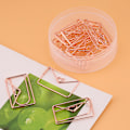 Miniatyrbillede 5 af 5: 12 stk. Konvolutformede Papirklips - Bogmærker og Dokumentopsamlingsklips til Kontorartikler Pink 12pcs