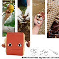 Miniatyrbillede 4 af 5: Khaki Foraging Taske - Stor Kapacitet, Holdbar Canvas & PU Læder, Vandafvisende Frugtplukke Taske til Blomster- og Svampeindsamling Khaki