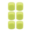 Pikkukuva 1 / 4: 6-osainen suuri vedenkestävä noppasetti pyöristetyillä kulmilla - hapettumisenkestävä ja sileä pinta DIY-baareille - vihreä väri Green 6Pcs