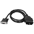 Miniatyrbilde 1 av 11: 16-pins OBD2 til RS232 DB9 Bildiagnostisk Grensesnitt Adapter Forlengelseskabelkontakt