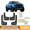 Pikkukuva 1 / 5: 4x Auton roiskeläpät Mudguards Anti-splash Fender Grade Etu- ja takapyörät Autotarvikkeet Styling Ford Ranger T9 2023 2024 2025