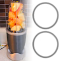 Miniatyrbild 4 av 10: 2-pack Ersättningsgummitätningar för NutriBullet 900W Juicer