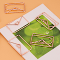 Miniatyrbillede 4 af 5: 12 stk. Konvolutformede Papirklips - Bogmærker og Dokumentopsamlingsklips til Kontorartikler Pink 12pcs