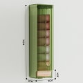Miniatyrbillede 2 af 5: Vægmonteret Understøttelsesboks til Underbukser Multifunktionel Underbukser Strømper Organizer Selvhængende til Badeværelse Køkken Affaldspose Gennemsigtig Grøn Green