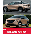 Pikkukuva 1 / 5: Roiskeläpät NISSAN ARIYA 2021 2022 2023 2024 -malleihin, Mudguards, roiskesuojat, etu- ja takapyörien lokasuojat, autotarvikkeet, 4 kpl