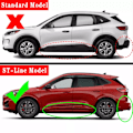 Miniatyrbild 4 av 5: För 2020-2024 Ford Kuga ST-Line MK3 Främre Bakre Stänkskydd Lerskärmar