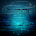 Miniatyrbillede 8 af 10: Universal 100x100cm Elastisk Net Organizer til Bagagerum - Bagage Net Holder