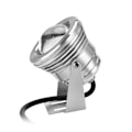 Miniatyrbillede 1 af 11: 2V 10W RGB Vandtæt LED Spotlight til Akvarier, Pools og Haver - Under Vand Sølv Design