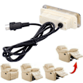 Miniatyrbillede 10 af 10: Elektrisk Recliner Sofa Håndbetjeningsswitch - 2 Knapper, 5 Pins til Hjemmemøbler