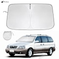 Miniatyrbild 1 av 3: Solskydd för bilvindruta till Kia Carnival 2019 2020 2021 2022 2023 2024 Reflektor Solskydd Erbjuder Skydd för Biltillbehör - För Carnival