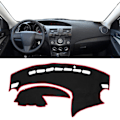 Miniatyrbild 5 av 11: Mazda 3 2009-2013 Instrumentbräda Skydd - Solskydd Dashmat Skydd