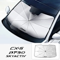 Miniatyrbild 3 av 3: Bil Fram Skuggning Bil Vindruta Solskydd Paraply För Mazda CX-5 CX-8 CX-9 CX-30 Axela BT-50 Biante Demio MPS MX-5 Skyactiv-För Premacy