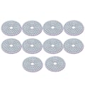 Miniatyrbilde 8 av 11: 10-pakke 3-tommers diamantslipeskiver for polering av marmor, betong og stein - 800 mesh 800