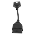 Miniatyrbillede 10 af 11: 18cm 16-polet Diagnostisk Forlængerledning Han til Hun OBDII Scanner Forlængeradapter Stikkabel