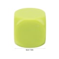 Miniatyrbillede 2 af 4: 6-delt Sæt Store Runde Vandtætte Terninger - Oxidationsbestandig med Glat Overflade til DIY-Projekter i Grøn 6Pcs Green