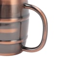 Miniatyrbilde 4 av 6: Isolert dobbeltvegget ølkopp i rustfritt stål - Allsidig ergonomisk design for melkete og hjemmebruk i retro kobberfinish Retro Copper Color