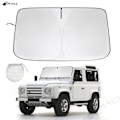 Miniatyrbild 1 av 3: Solskydd för bilvindruta till Land Rover Defender 2020 2021 2022 2023 2024 Reflektor Solskydd Erbjuder Skyddstillbehör - För Defender