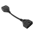 Miniatyrbillede 4 af 11: 18cm 16-polet Diagnostisk Forlængerledning Han til Hun OBDII Scanner Forlængeradapter Stikkabel
