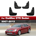 Miniatyrbillede 1 af 5: Til Cadillac CTS 2007 2008 2009 2010 2011 2012 2013 Skærm Mudguard 4 stk./sæt Beskyttelse Stænklap Mudguards Biltilbehør