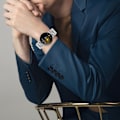 Pikkukuva 5 / 7: Ruostumattomasta teräksestä valmistettu kellonranneke Google Pixel Watch1/2:lle Musta