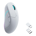 Miniatyrbillede 3 af 3: Keychron M3 RGB 1000Hz trådløs gamingmus (hvid) [M3-A3].