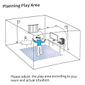 Miniatyrbild 9 av 11: VR Headset Kabelhantering Infällbart Trissesystem (6-pack)