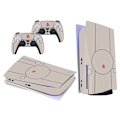 Miniatyrbillede 1 af 2: PVC-beskyttelse til PS5 og controllere Knogle hvid
