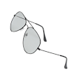 Pikkukuva 3 / 3: Frame Photochromic Polarized Sunglasses Musta