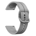 Miniatyrbild 5 av 5: Klockarmband 20 mm i Silikon Samsung Galaxy Watch 4 40 44mm/4 Classic 46 42 mm 2021, Garmin Vivoactive 3 Music/Forerunne Grå 20 mm