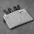 Miniatyrbillede 4 af 7: Oxford Cloth Security Wallet med adgangskodelås Grå