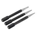 Miniatyrbillede 4 af 4: 3 stykker Center Pin Punch Skridsikkert Center Pin Punch Sæt Sort