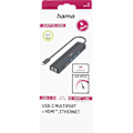 Miniatyrbild 8 av 8: HAMA USB-C Multiport Adapter 6 portar