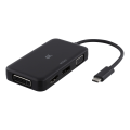 Miniatyrbild 1 av 3: USB-C to HDMI/DP/DVI/VGA adapter, 4K, DP Alt Mode, black
