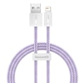 Miniatyrbild 3 av 7: Baseus dynamisk kabel USB till Lightning, 2,4A, 1m (lila)