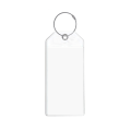Miniatyrbild 1 av 5: Bagage Nyckelringar och ID Tag Hållare Silver