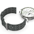 Miniatyrbild 3 av 3: Huawei GT5/GT4 Denim Canvas Woven Nylon Klockarmband Grå 20 mm
