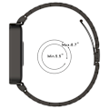Miniatyrbillede 3 af 11: Urrem i rustfrit stål til Xiaomi Band 9 Active & Redmi Band 3 Sort