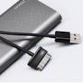 Miniatyrbillede 5 af 6: INF 30 pin USB-kabel / ladekabel til datasynkronisering Samsung P1000 Sort 1 m